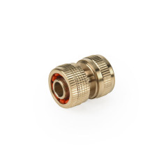 Муфта, з'єднувач для шлангів 1/2", 5/8", латунний, BR-2100