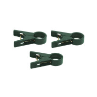 Затискачі для фіксації рослин 20 мм, 20 шт.,GREEN, TYK20GR/20