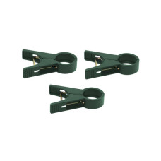Затискачі для фіксації рослин 20 мм, 20 шт.,GREEN, TYK20GR/20