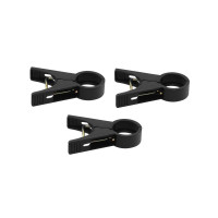 Затискачі для фіксації рослин 20 мм, 10 шт., BLACK, TYK20BK/10