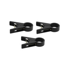 Затискачі для фіксації рослин 20 мм, 10 шт., BLACK, TYK20BK/10