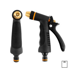 Пістолет для поливу металевий регульований прямий, BLACK LINE, PROFI, 3в1, ECO-KT233FRSK