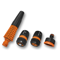 Комплект з 4 елементів на шланг 1/2", BLACK LINE, ECO-PWB5500-12