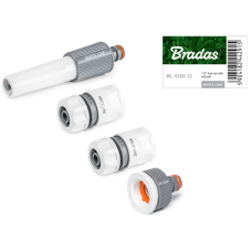 Комплект з 4 елементів на шланг 1/2", WHITE LINE, WL-5500-12