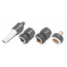 Комплект для поливу: 4 елементи на шланг 1/2", WHITE LINE SOFT, WL-S5500-12K