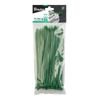 Стяжки кабельні пластикові 4,8x350мм, 100 шт. GREEN, TS1148350G