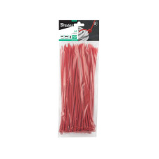 Стяжки кабельні пластикові 3,6x250мм, 100 шт. RED, TSRD1136250
