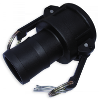 KAMLOK Тип C - штуцер під шланг 11/4"- поліпропілен, CGC125A/PP