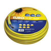 Шланг садовий Tecnotubi Euro Guip Yellow для поливу діаметр 5/8 дюйма, длина 25 м (EGY 5/8 25)