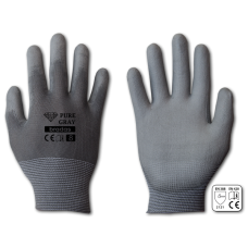 Рукавички захисні PURE GRAY поліуретан, розмір 8, RWPGY8