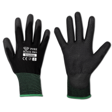 Рукавички захисні PURE BLACK PRO поліуретан, розмір 10, RWPBCP10