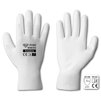 Рукавички захисні PURE WHITE поліуретан, розмір 11, RWPWH11