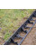 Бордюр садовий 58х1000мм, RIM-BORD, чорний, OBRB58