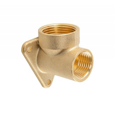 Коліно настінне з 1/2"-3/4" РВ, латунь, BR-323412