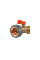 З'єднувач з краном РВ 3/4" вихід РЗ 3/4", BRASS SOFT, BR-S2232/45