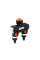 Розподільник з 2 кранами, BLACK LINE РЗ 1" до РЗ 3/4", HEAVY DUTY, ECO-PWB3042