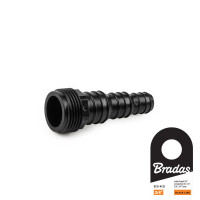 Універсальне з'єднання 1/2", 5/8", 3/4", зовнішня різьба 3/4", BLACK LINE, ЕКО-4121
