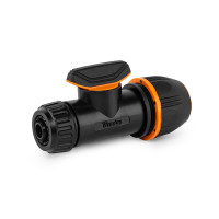 Універсальна муфта з краном 3/4", 5/8", 1/2", BLACK LINE, ECO-PWB2247