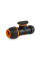 Універсальна муфта з краном 3/4", 5/8", 1/2", BLACK LINE, ECO-PWB2247