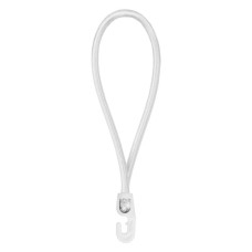 Петля еластична 18см з гачком PVC BUNGEE CORD HOOK, BCH3-0418WH-E