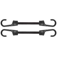 Шнур еластичний гумовий 120см х 2шт. з металевими гачками PVC BUNGEE CORD HOOK, BCH2-08120BC-B
