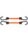 Шнур еластичний гумовий 60см х 2шт. з металевими гачками PVC BUNGEE CORD HOOK, BCH2-08060OR-B