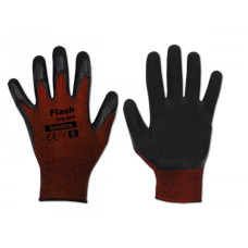 Рукавички захисні FLASH GRIP RED латекс, розмір 6, RWFGRD6