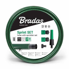 Шланг для полива SPRINT 1/2" 30м + набор - орситель рег., коннектор STOP и STANDART, адаптер, WFS1/230SET