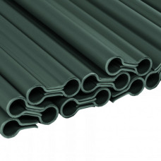 Кліпси для огороджувальних стрічок SOLID, зелені, 19 см, 20 шт., TOBKS1920GR