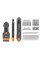 Набір ножів зі скребком та змінними лезами, 3 шт., DIY-KN191809/SET2B