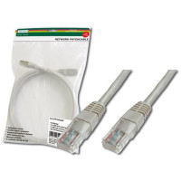 Digitus cat.5e UTP,0.25м,AWG 26/7 сірого кольору