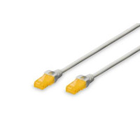 Digitus cat.6A U-UTP, 3м, AWG 26/7, Cu, LSZH, серого цвета