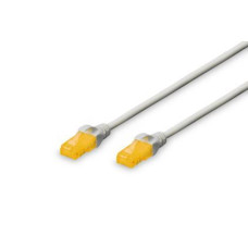 Digitus cat.6A U-UTP, 3м, AWG 26/7, Cu, LSZH, серого цвета