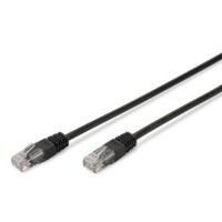 Digitus CAT 5e UTP, 3м, AWG 26/7, PVC, чорний