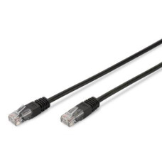 Digitus CAT 5e UTP, 3м, AWG 26/7, PVC, чорний