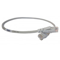 Legrand Патч-корд LCS3 CAT 5e U-UTP, 0.5 м, AWG 24, PVC, сірий