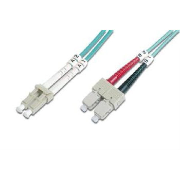 Digitus LC/UPC-SC/UPC,50/125,OM3,duplex,3m