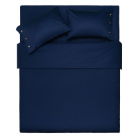 ARDESTO Простирадло Mix&Match, 240x260см, 100% бавовна, сатин, синій