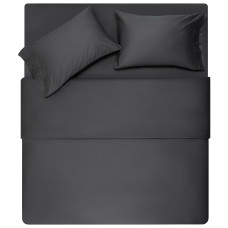 ARDESTO КПБ 2,0сп Mix&Match Premium, підковдра 200х220см, простирадло 240х260см, наволочки (2) 50х70см, 100% бавовна, сатин, сірий