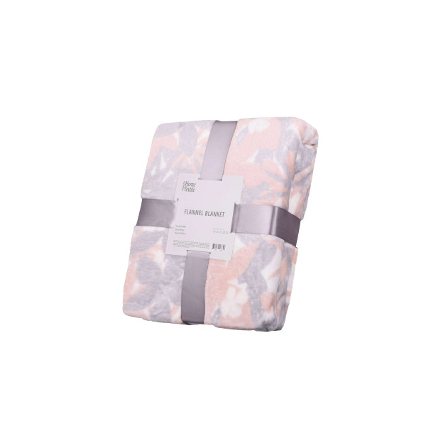 ARDESTO Плед Flannel, 160х200см, флора, 100% поліестер