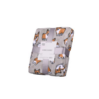 ARDESTO Плед Flannel, 160х200см, коргі, 100% поліестер