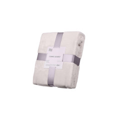 ARDESTO Плед Flannel, 200х220см, айворі, 100% поліестер