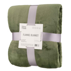 ARDESTO Плед Flannel, 200x220 см, 100% поліестер, зелений