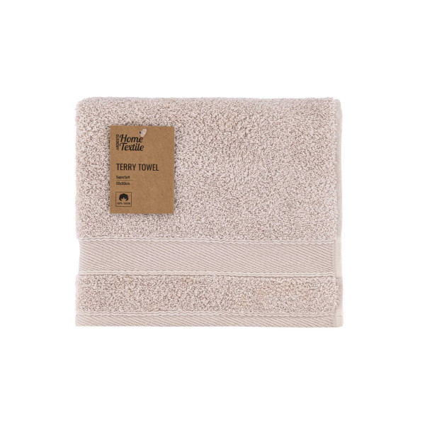 ARDESTO Рушник махровий SuperSoft, беж, 50х90см, 100% бавовна