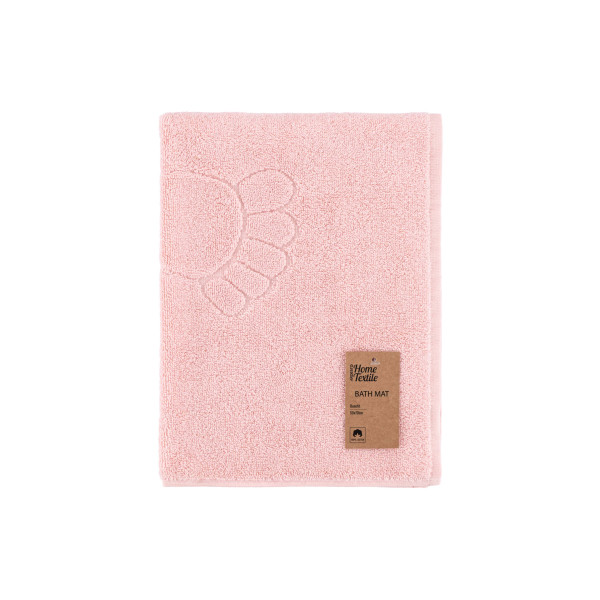 ARDESTO Килимок для ніг махровий Benefit, 50х70см, 100% бавовна, рожевий