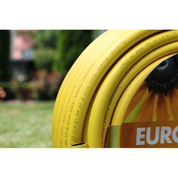 Шланг садовий Tecnotubi Euro Guip Yellow для поливу діаметр 3/4 дюйма, довжина 50 м (EGY 3/4 50)