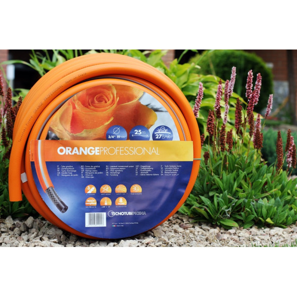 Шланг садовий Tecnotubi Orange Professional для поливу діаметр 1 дюйм, довжина 50 м (OR 1 50)