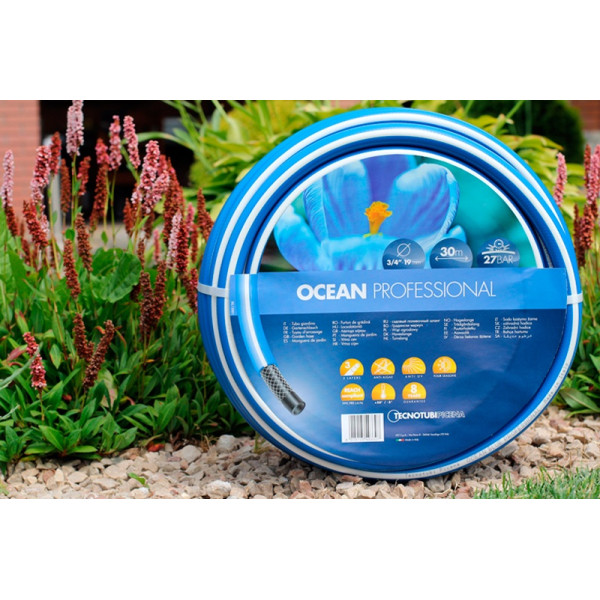 Шланг садовий Tecnotubi Ocean для поливу діаметр 3/4 дюйма, довжина 50 м (OC 3/4 50)
