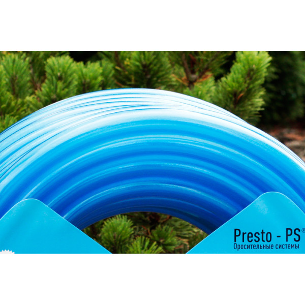 Шланг поливальний Presto-PS силікон садовий Caramel (синій) діаметр 3/4 дюйма, довжина 20 м (CAR B-3/4 20)