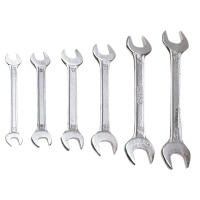 Ключі ріжкові двосторонні Top Tools 35D255, набір 6 шт., 6–17 мм, сталь